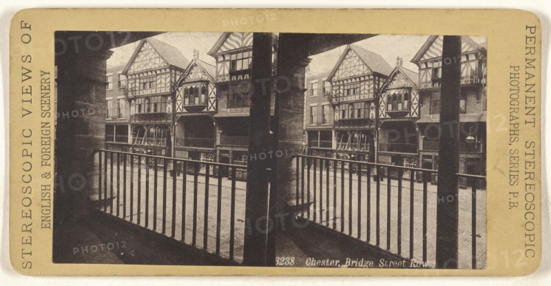 Chester, Bridge Street Row; British; 1880s; Collotype