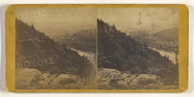 View of Bellows Falls, Vermont; Preston William Taft, American, born 1827, about 1875; Albumen silver print