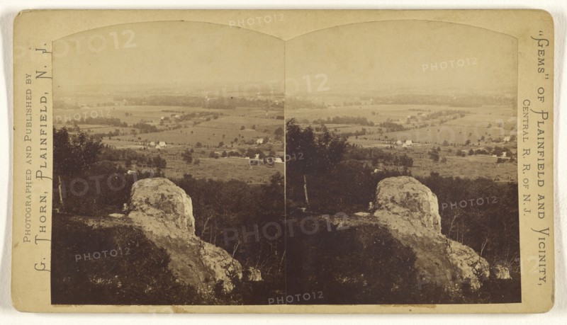 Washington Rock to Sandy Hook; Guillermo Thorn, American, active 1870s, 1870s; Albumen silver print