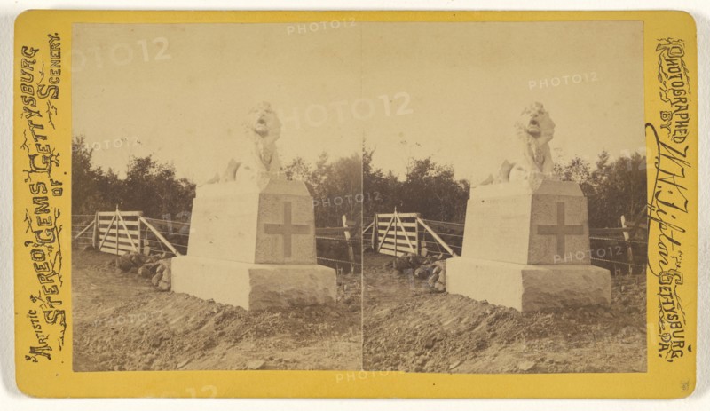First Vermont Brigade Monument at Gettysburg, Pa; William H. Tipton, American, 1850 - 1929, active Gettysburg, Pennsylvania