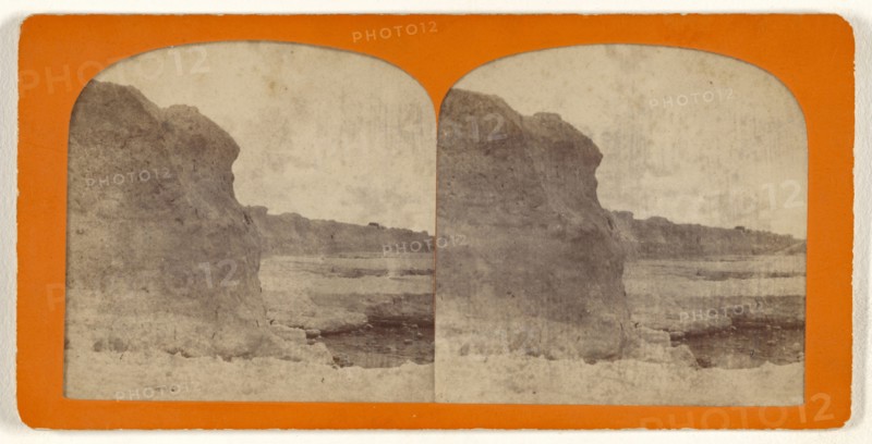 Great Ice Wall, Nantasket Beach, Mass., Winter of 1875; G.W. Tirrell, 2nd, American, active Hingham, Massachusetts 1870s - 1890s