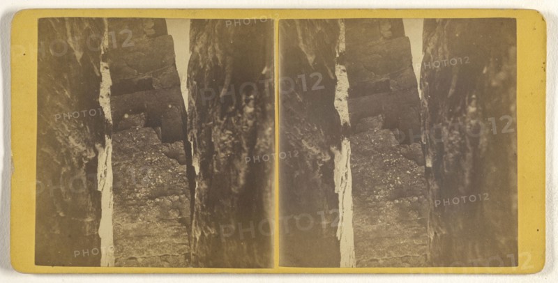 Leaning Column; Horace S. Tousley, American, 1825 - 1895, about 1875; Albumen silver print