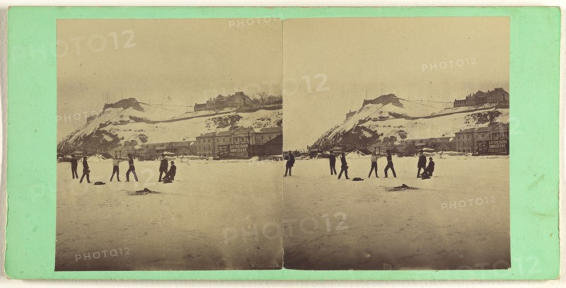 Quebec. Citadel from the Ice-bridge; L.P. Vallée, Canadian, 1837 - 1905, active Quebéc, Canada, 1865 - 1875; Albumen silver