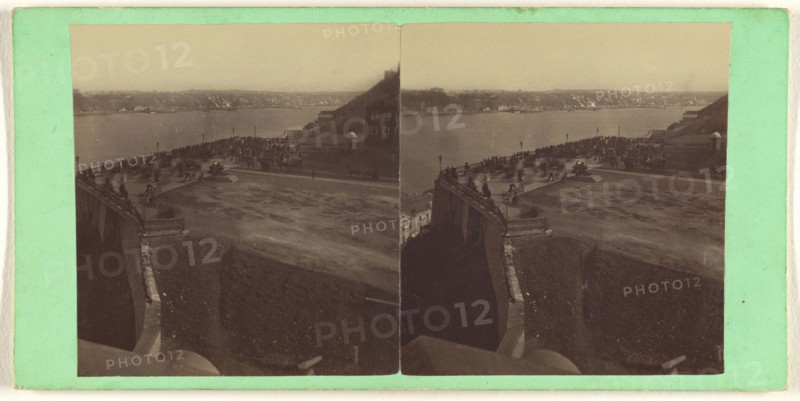 Quebec. Durham Terrace; L.P. Vallée, Canadian, 1837 - 1905, active Quebéc, Canada, 1865 - 1875; Albumen silver print