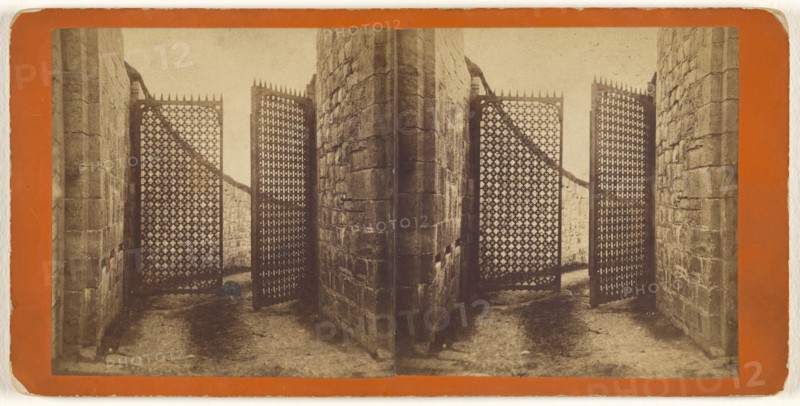 Citadel Gate; L.P. Vallée, Canadian, 1837 - 1905, active Quebéc, Canada, 1865 - 1875; Albumen silver print