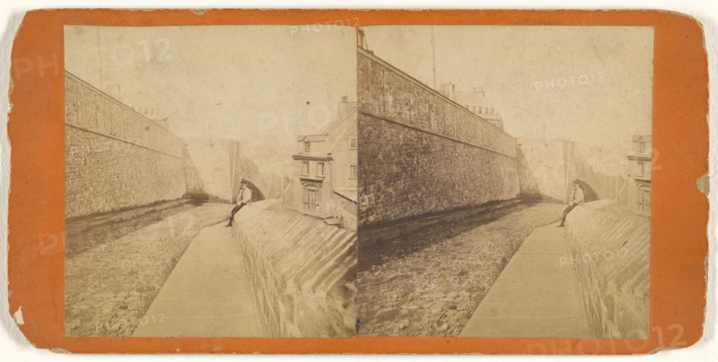 View from Hope Gate, Outside, L.P. Vallée, Canadian, 1837 - 1905, active Quebéc, Canada, 1865 - 1875; Albumen silver print