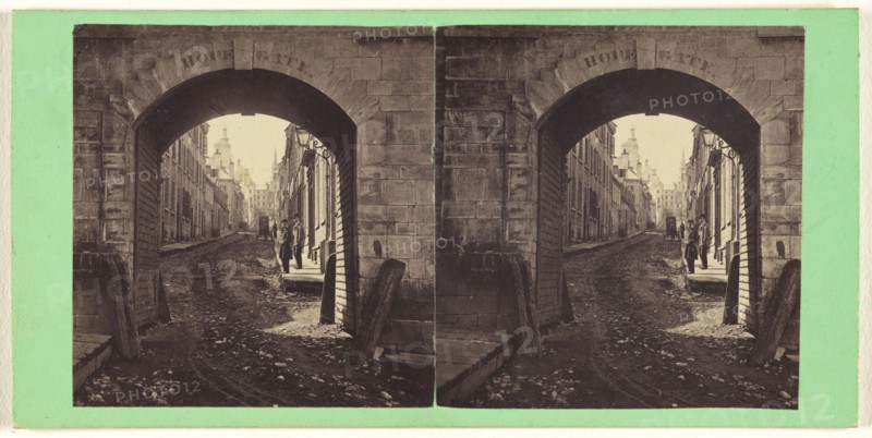 Hope Gate; L.P. Vallée, Canadian, 1837 - 1905, active Quebéc, Canada, 1865 - 1873; Albumen silver print