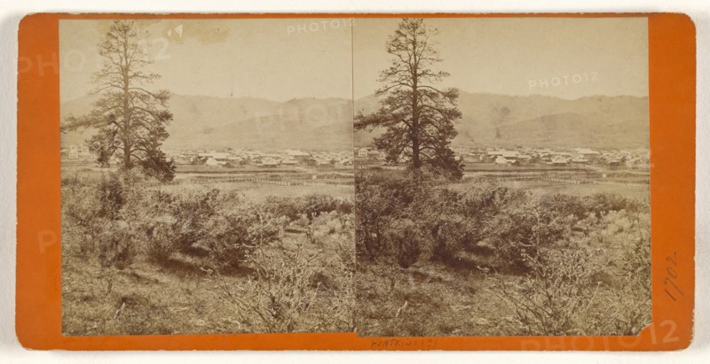 View of San Rafael, California; American; about 1867; Albumen silver print