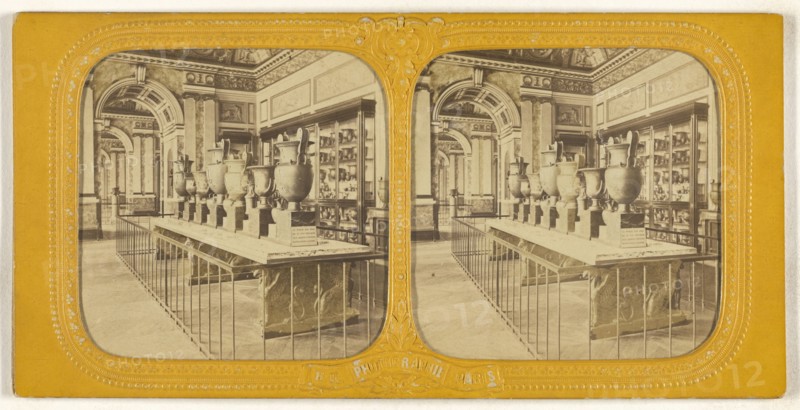 Musee du Louvre; Adolphe Block, French, 1829 - about 1900, 1860s; Hand-colored Albumen silver print