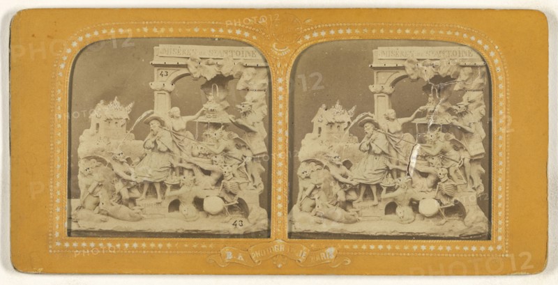 Miseres de Stantoine; Adolphe Block, French, 1829 - about 1900, 1860s; Hand-colored Albumen silver print