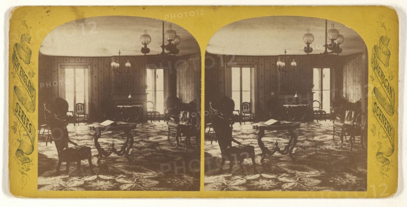 Parlor, Hotel Lancaster; Edward O. Waite, American, active 1880s, 1870s; Albumen silver print