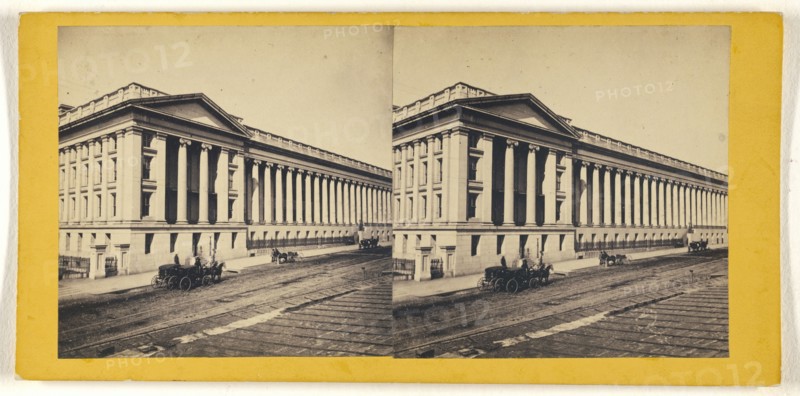 United States Treasury; George D. Wakely, American, active 1856 - 1880, 1866; Albumen silver print