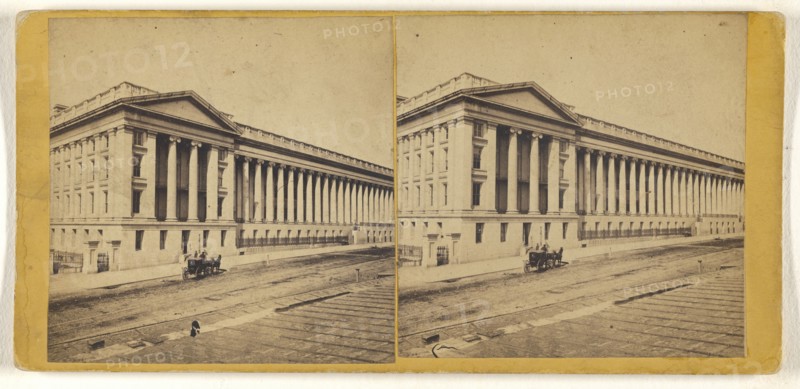United States Treasury; George D. Wakely, American, active 1856 - 1880, 1866; Albumen silver print