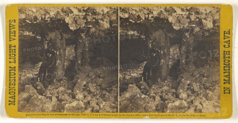 Devil's Arm Chair.; Charles Waldack, American, 1828 - after 1904, 1866; Albumen silver print