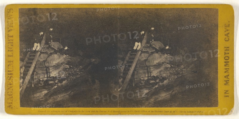 Cliffs Over The Dead Sea.; Charles Waldack, American, 1828 - after 1904, 1866; Albumen silver print