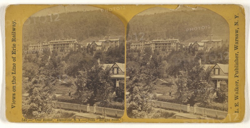 Our Home,  Dansville, N.Y. -, from  Bright Side. , L. E. Walker, American, 1826 - 1916, active Warsaw, New York, about 1870