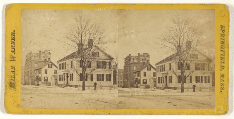 View of Springfield, Mass., After the Great Fire of May 30, 1875; Milan P. Warner, American, active 1870s - 1880s, May 30, 1875