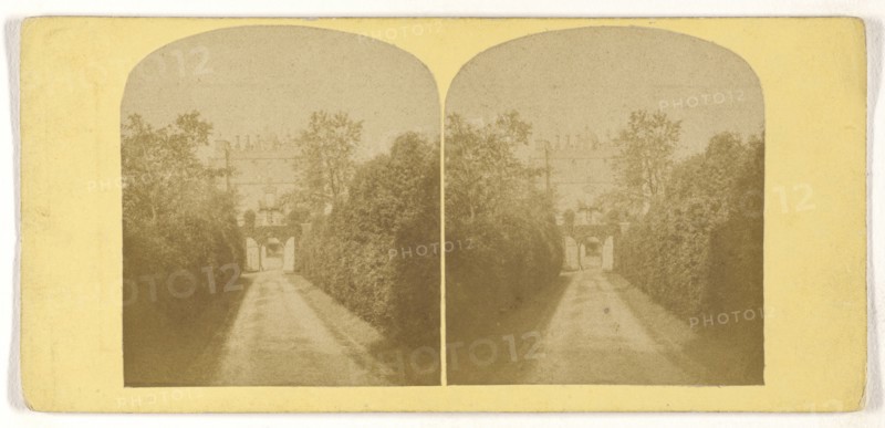 Bolsover Castle. - From the Riding House; J.A. Warwick, British, active 1850s - 1860s, 1857 - 1860; Albumen silver print
