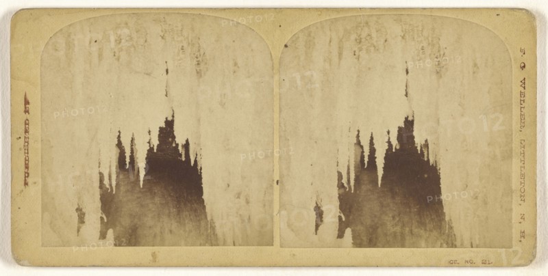 Ice; Franklin G. Weller, American, 1833 - 1877, about 1875; Albumen silver print