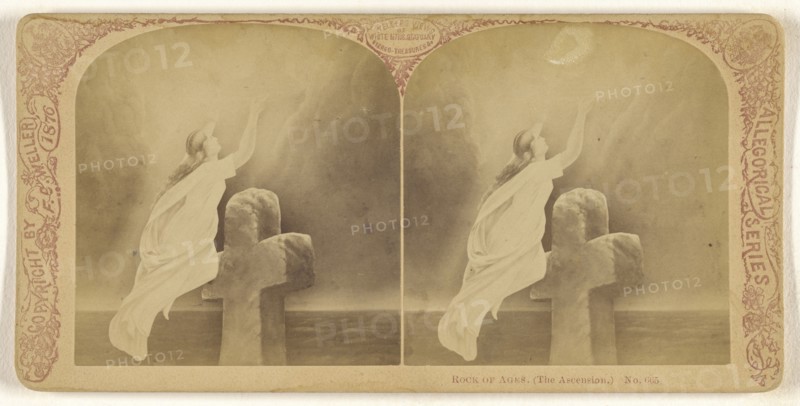 Rock of Ages, The Ascension., Franklin G. Weller, American, 1833 - 1877, 1876; Albumen silver print
