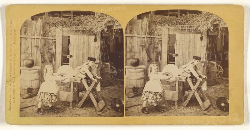 Don't Like His Pants; Franklin G. Weller, American, 1833 - 1877, 1873; Albumen silver print
