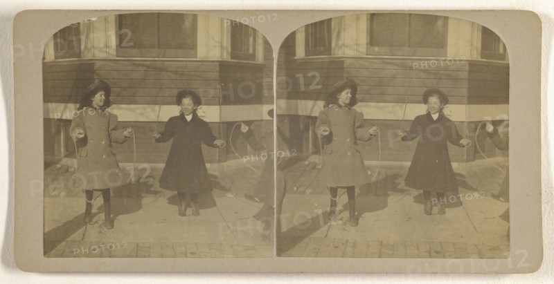 Mildred E. Wendt and Miss Walbillig, 427 1st, Albany, N.Y; Julius M. Wendt, American, active 1900s - 1910s, 1900s; Gelatin