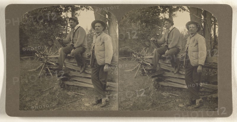 J.M. Wendt and J. Kirchner at Valcour N.Y. Lake Champlain Aug 1911; Julius M. Wendt, American, active 1900s - 1910s, August