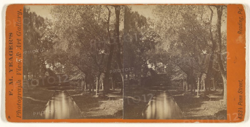 Litiz Springs, Lancaster Co; F.M. Yeager, American, active Reading, Pennsylvania 1870s, 1870s; Albumen silver print