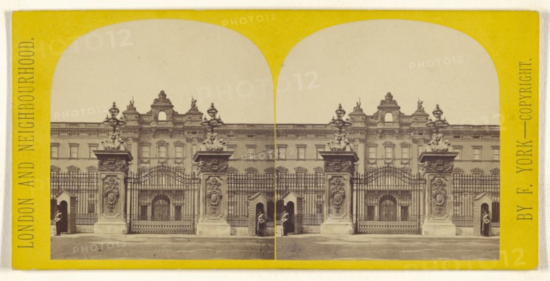 Buckingham Palace; Frederick York, British, 1823 - 1903, London, England; 1865 - 1875; Albumen silver print