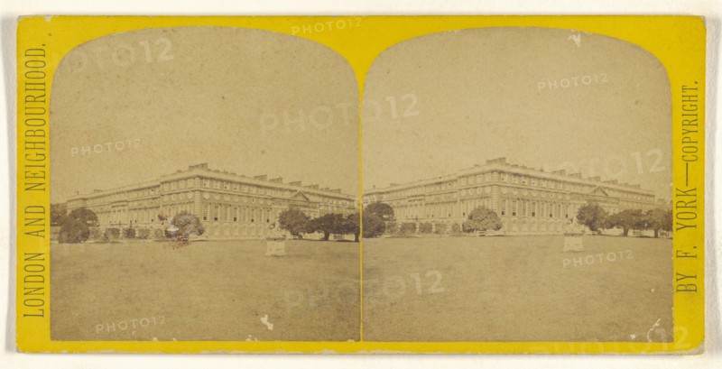 Hampton Court Palace, from South East; Frederick York, British, 1823 - 1903, 1865 - 1875; Albumen silver print