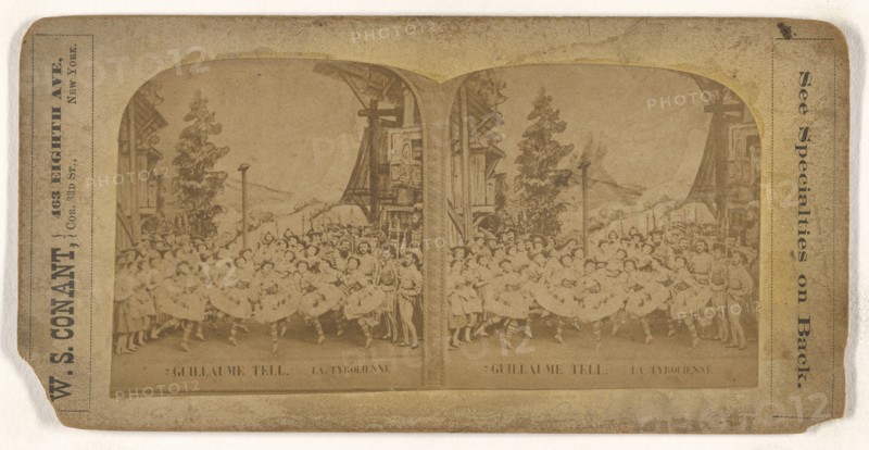 Guillaume Tell. La Tyrolienne; French; about 1860; Albumen silver print