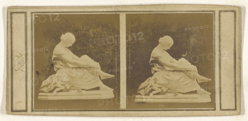 Sapho, sic, Pradier; about 1865; Albumen silver print