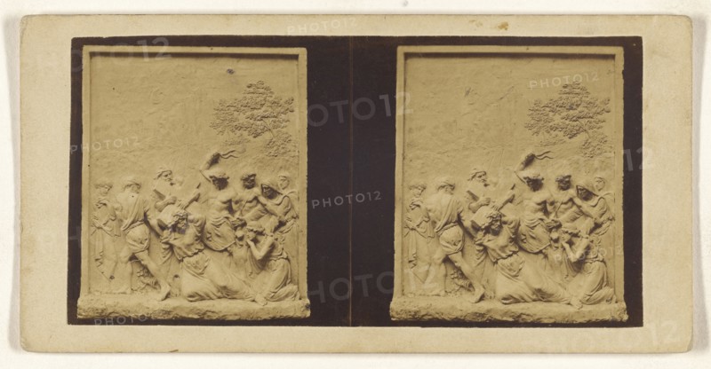 3 ee Station. Jesus tombe sous de la cruisse; French; about 1860; Albumen silver print