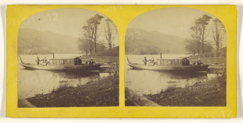 Houseboat; about 1865; Albumen silver print