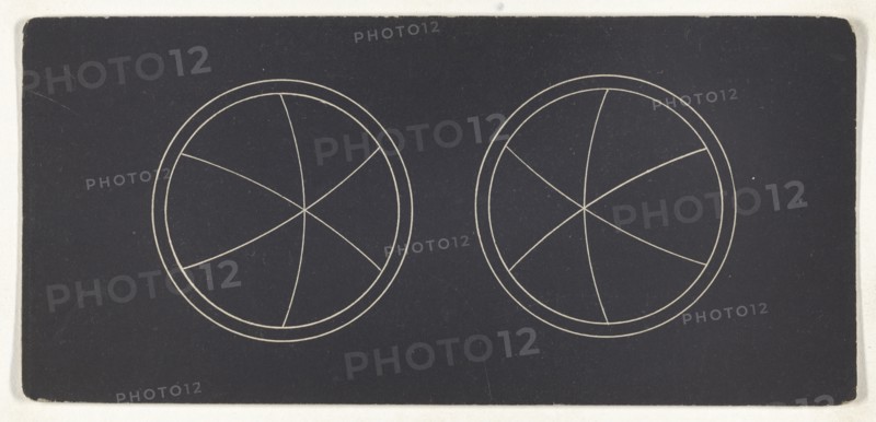 Optical illusion; 1850s; Lithograph
