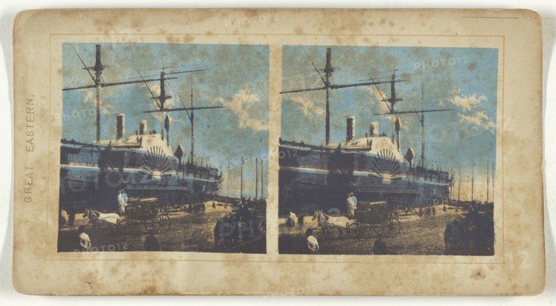 Great Eastern; 1850s; Color lithograph