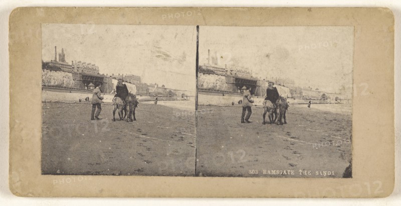 Ramsgate The Sands; British; about 1865; Collotype