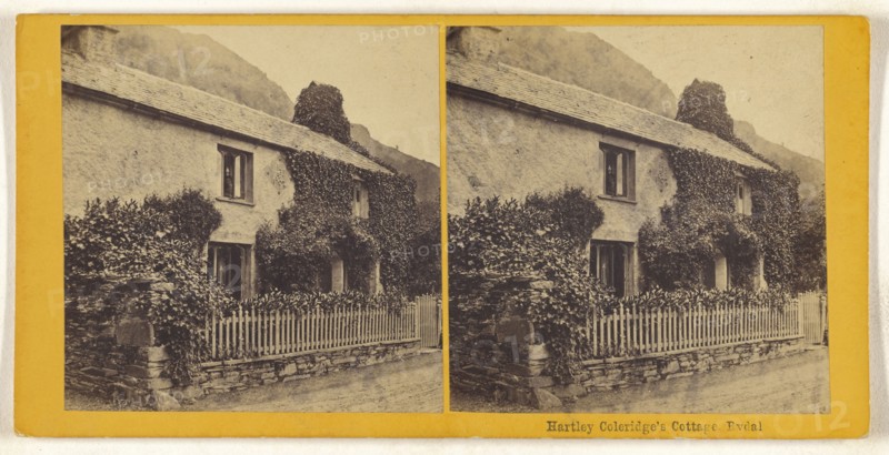 Hartley Coleridge's Cottage, Rydal; British; about 1860; Albumen silver print