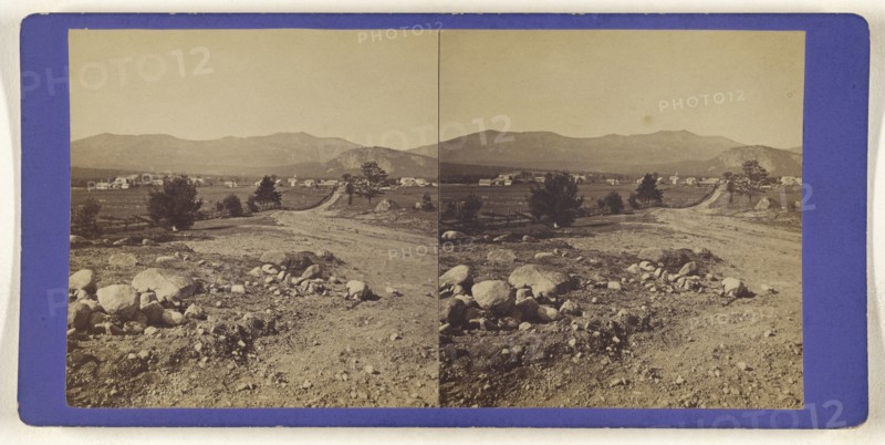 North Conway & Mote Mountain; British; about 1860; Albumen silver print
