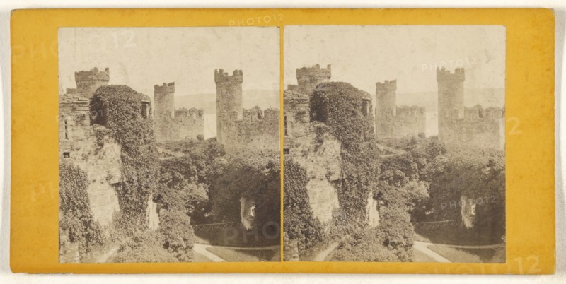 View at Conway, North Wales; British; about 1860; Albumen silver print