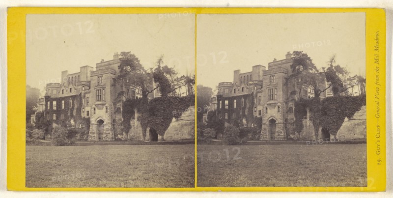 Guy's Cliff - General View from the Mill Meadow; British; about 1865; Albumen silver print