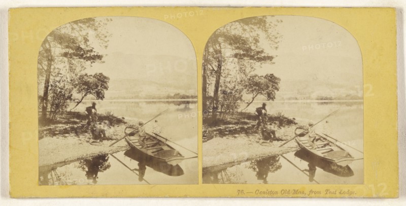 Coniston Old Man, from Tent Lodge; British; about 1865; Albumen silver print