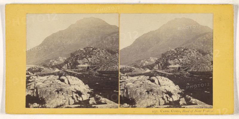 Capel Curig, Head of Nant Francon; British; about 1870; Albumen silver print