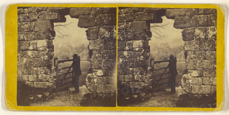 Entrance to Bolton Abbey; British; about 1865; Albumen silver print