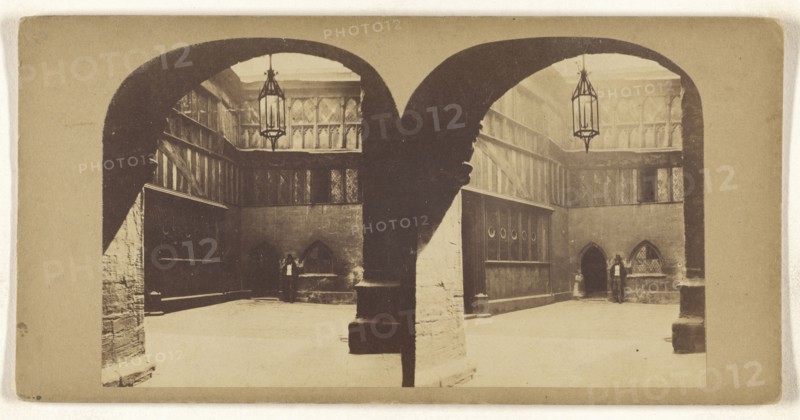 Entrance to St. Mary's Hall, Coventry; British; about 1865; Albumen silver print