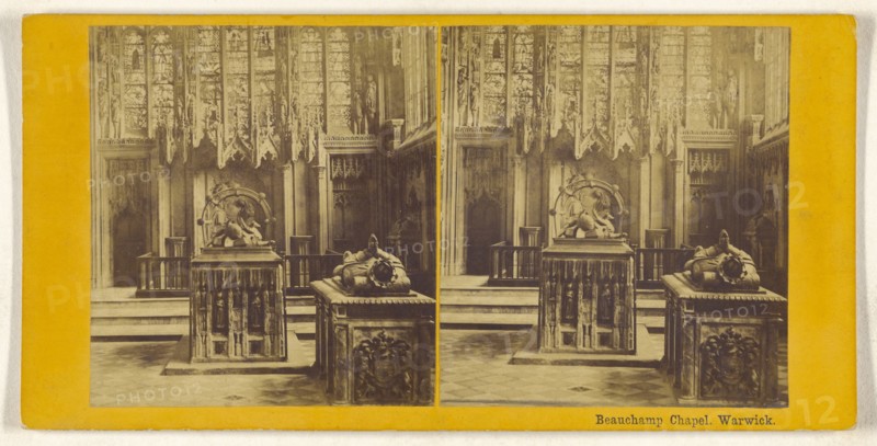 Beauchamp Chapel. Warwick; British; about 1865; Albumen silver print