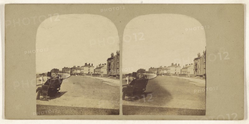 Promenade, Southport; British; about 1865; Albumen silver print