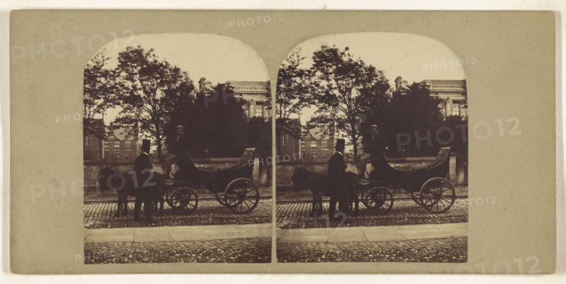 Lord Street, Southport; British; about 1865; Albumen silver print