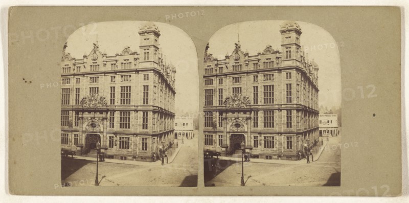 Sailor's Home, Liverpool; British; about 1865; Albumen silver print