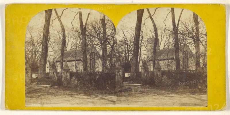 Glenton Church, Norfolk; British; about 1860; Albumen silver print